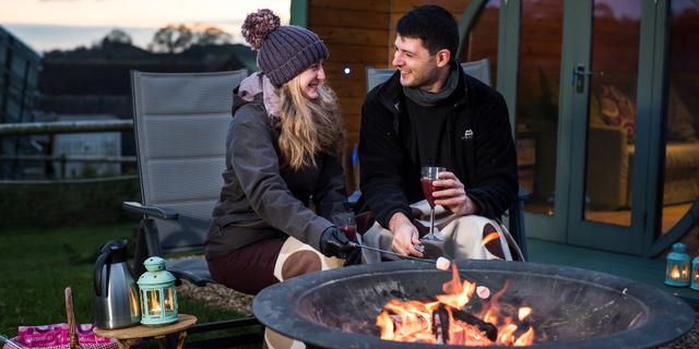 Firepit glamping