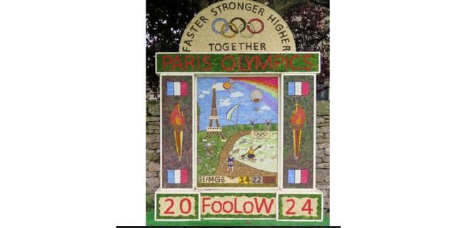 Foolow Well Dressing 2024 for 25