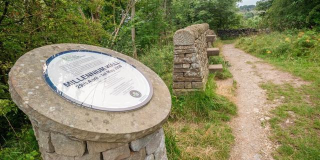 National Stone Centre Millennium Wall on Geotrail