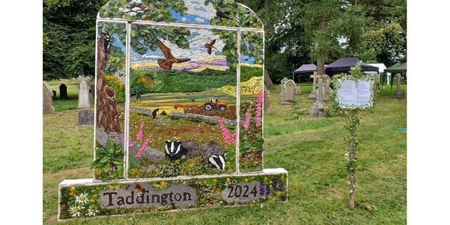 Taddington Well Dressing 2024 1st