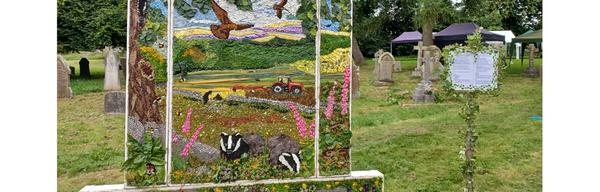 Taddington Well Dressing 2024 1st